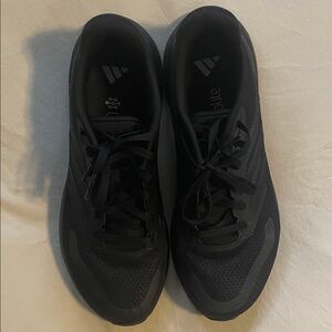 Adidas Triple Black Athletic Sneakers